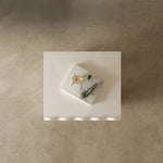 パイン材使用 おしゃれなナイトテーブル 収納付き デザイン家具 ホワイト×ブラック fjd-4736