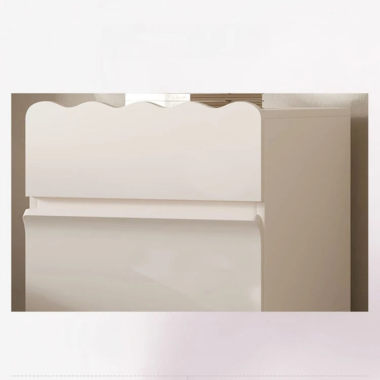 パイン材使用 おしゃれなナイトテーブル 収納付き デザイン家具 ホワイト×ブラック fjd-4736