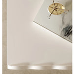 パイン材使用 おしゃれなナイトテーブル 収納付き デザイン家具 ホワイト×ブラック fjd-4736