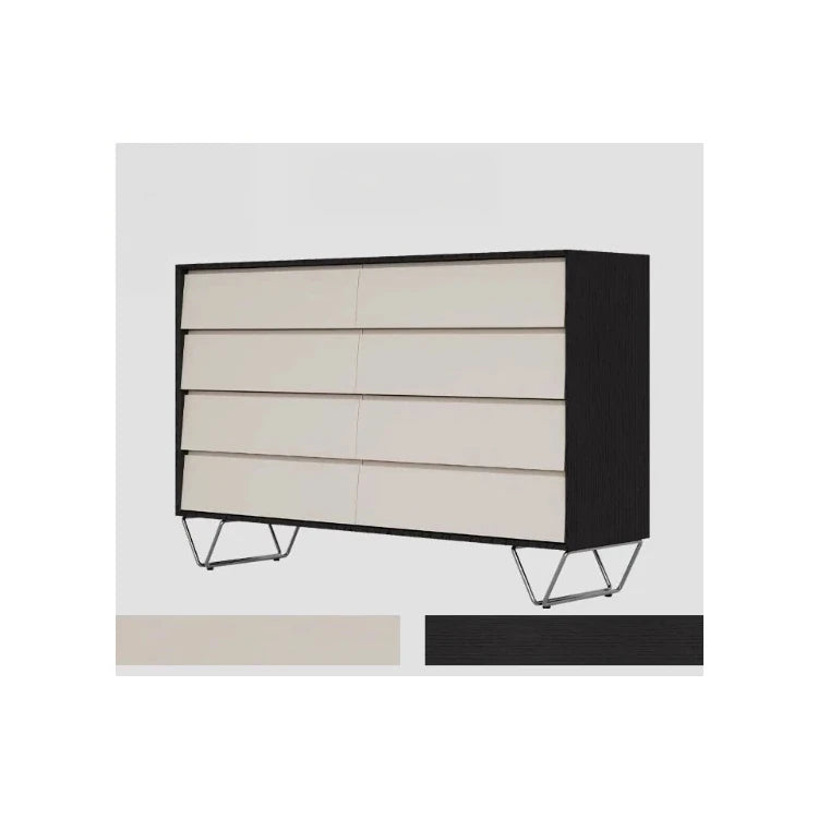 おしゃれな多層板キャビネット - パイン材とステンレス製、収納力抜群でモダンなデザイン! fjd-4740