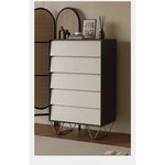 おしゃれな多層板キャビネット - パイン材とステンレス製、収納力抜群でモダンなデザイン! fjd-4740