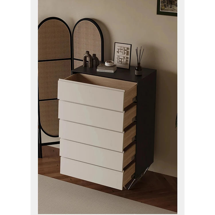 おしゃれな多層板キャビネット - パイン材とステンレス製、収納力抜群でモダンなデザイン! fjd-4740