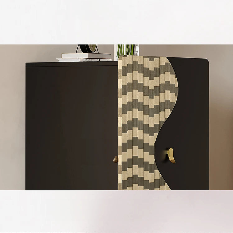 スタイリッシュなステンレス製キャビネット|モダンデザインで収納力抜群|リビング・寝室に最適なインテリア家具 fjd-4742