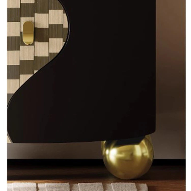 スタイリッシュなステンレス製キャビネット|モダンデザインで収納力抜群|リビング・寝室に最適なインテリア家具 fjd-4742