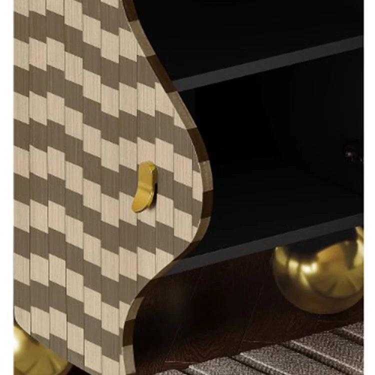 スタイリッシュなステンレス製キャビネット|モダンデザインで収納力抜群|リビング・寝室に最適なインテリア家具 fjd-4742