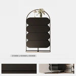 スタイリッシュなステンレス製キャビネット - モダンなパインデザインでおしゃれな収納空間を実現! fjd-4743