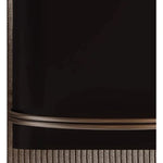 スタイリッシュなステンレス製キャビネット - モダンなパインデザインでおしゃれな収納空間を実現! fjd-4743