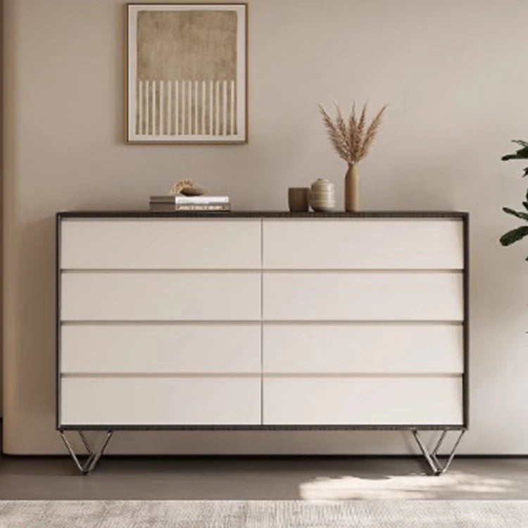 ステンレス製のモダンキャビネット|パイン材使用・収納力抜群・インテリアに最適 fjd-4744