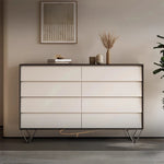 ステンレス製のモダンキャビネット|パイン材使用・収納力抜群・インテリアに最適 fjd-4744