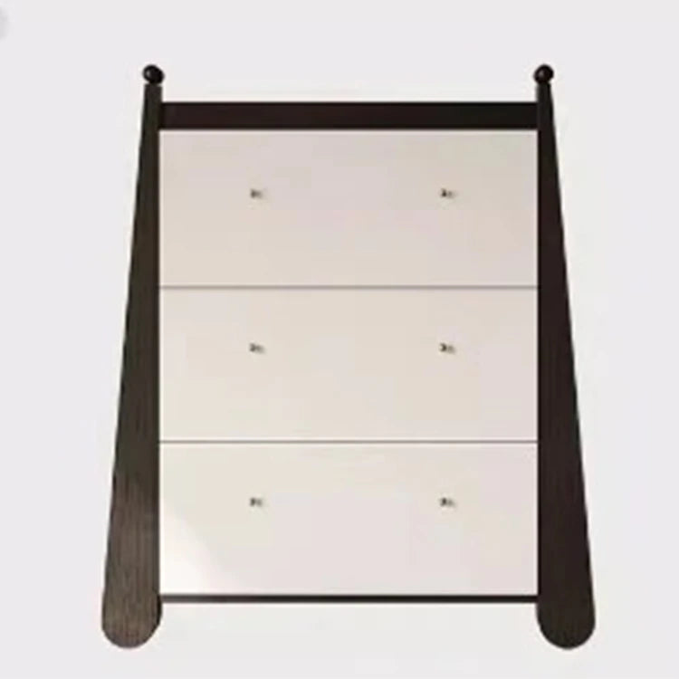 アッシュ材キャビネット - モダンでスタイリッシュな収納家具、3段引き出し付き fjd-4746