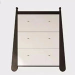 アッシュ材キャビネット - モダンでスタイリッシュな収納家具、3段引き出し付き fjd-4746