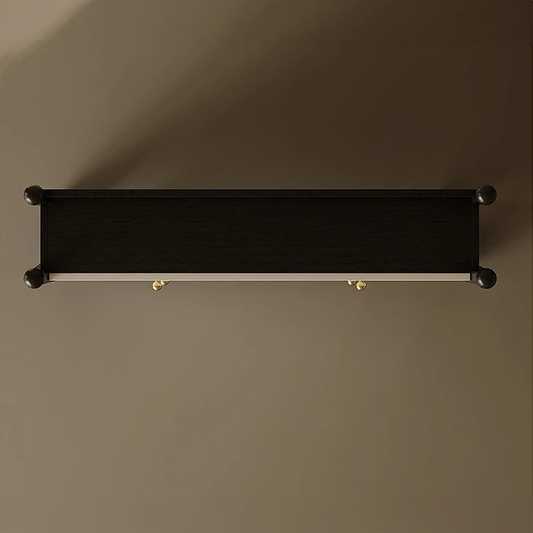 アッシュ材キャビネット - モダンでスタイリッシュな収納家具、3段引き出し付き fjd-4746