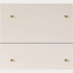 アッシュ材キャビネット - モダンでスタイリッシュな収納家具、3段引き出し付き fjd-4746