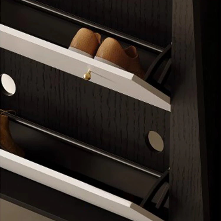 アッシュ材キャビネット - モダンでスタイリッシュな収納家具、3段引き出し付き fjd-4746