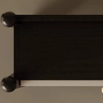 アッシュ材キャビネット - モダンでスタイリッシュな収納家具、3段引き出し付き fjd-4746