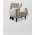 シープボア ステンレス製コンフォートチェア|おしゃれで居心地の良いインテリア家具 fjd-4747