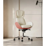 エレガントな合成皮革チェア - アルミニウム合金の洗練デザイン・快適な座り心地のオフィスチェア fjd-4748