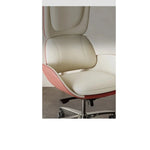 エレガントな合成皮革チェア - アルミニウム合金の洗練デザイン・快適な座り心地のオフィスチェア fjd-4748