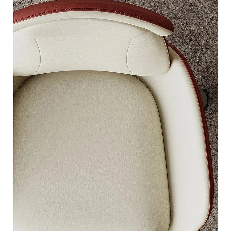 エレガントな合成皮革チェア - アルミニウム合金の洗練デザイン・快適な座り心地のオフィスチェア fjd-4748