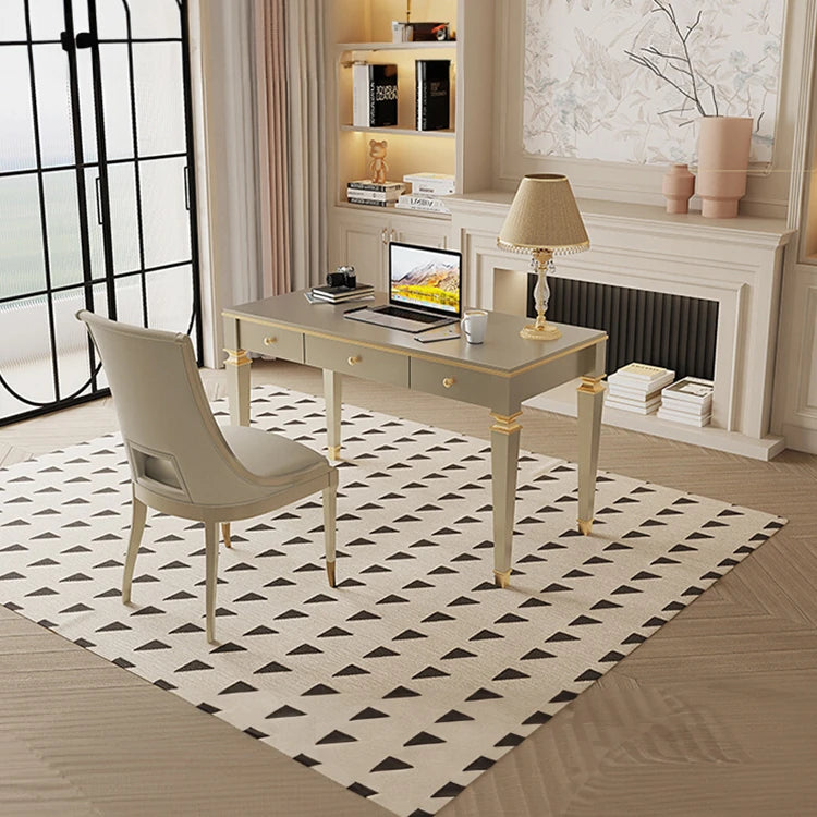 無垢材使用 シンプルエレガントなテーブル - 作業に最適なデザイン デスク fjfn-5279