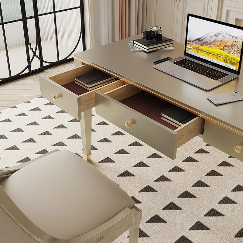 無垢材使用 シンプルエレガントなテーブル - 作業に最適なデザイン デスク fjfn-5279