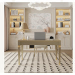 無垢材使用 シンプルエレガントなテーブル - 作業に最適なデザイン デスク fjfn-5279