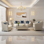 高級感溢れる無垢材ソファー|本革&PUレザー使用のエレガントデザイン【リビング家具】 fjfn-5281