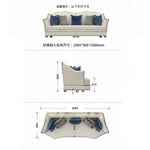 高級感溢れる無垢材ソファー|本革&PUレザー使用のエレガントデザイン【リビング家具】 fjfn-5281