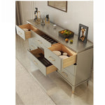 スタイリッシュパイン材多層板キャビネット - モダンデザインと収納力抜群! fjfn-5284