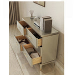 パイン多層板製 シンプルモダンキャビネット 6段引き出し収納 おしゃれインテリア家具 fjfn-5285