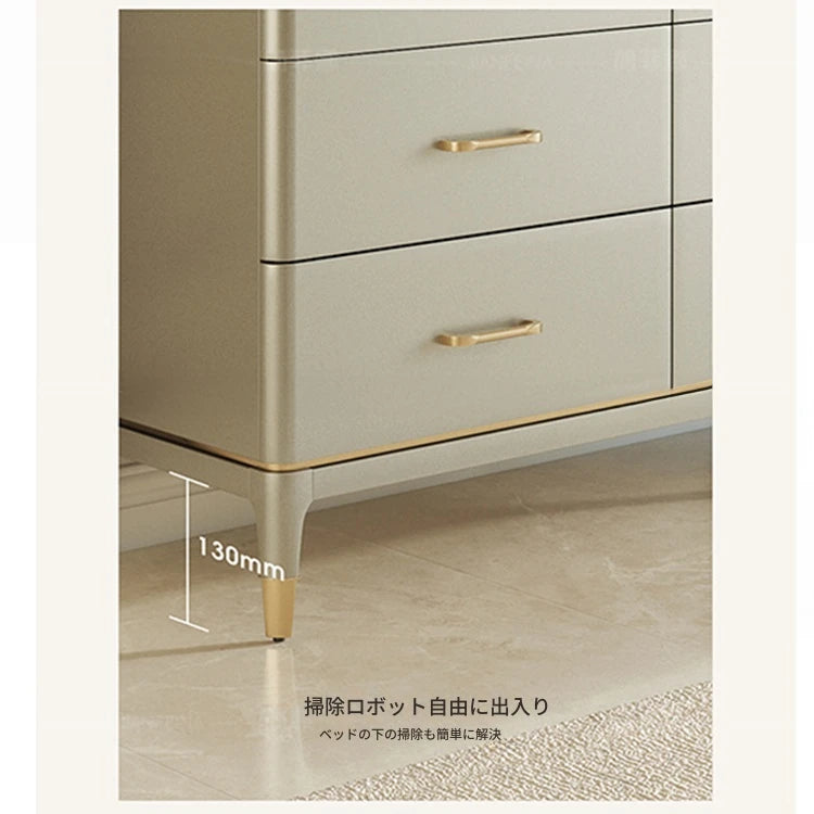 パイン多層板製 シンプルモダンキャビネット 6段引き出し収納 おしゃれインテリア家具 fjfn-5285