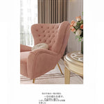 【おしゃれなピンクソファー】無垢材とステンレスの高品質仕上げ|洗練されたデザインでリビングを華やかに fjfn-5289