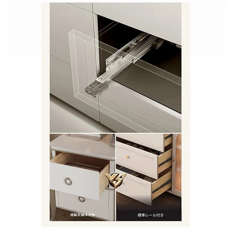 高級感溢れる無垢材ナイトテーブル - おしゃれなデザインでお部屋を彩る収納家具 fjfn-5290