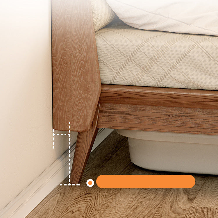 アッシュ材とパインの組み合わせ!ラグジュアリーな多層板ダウンベッド - 快適なシリコンフィルとコーデュロイ仕上げ fjjj-1660