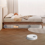 【極上の寛ぎ】アッシュ?パイン材使用 高級本革&合成皮革ベッド fjjj-1662