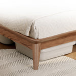 【極上の寛ぎ】アッシュ?パイン材使用 高級本革&合成皮革ベッド fjjj-1662