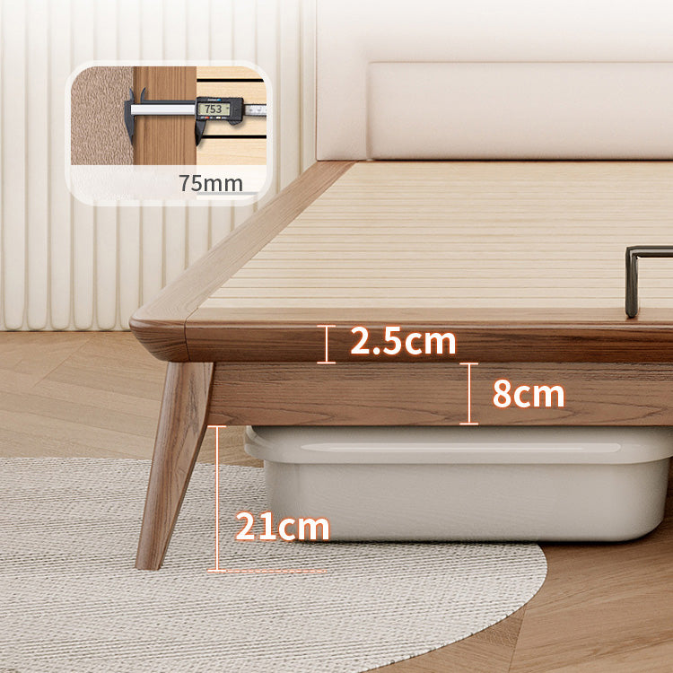 【極上の寛ぎ】アッシュ?パイン材使用 高級本革&合成皮革ベッド fjjj-1662