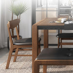 おしゃれなデザイン!モダン×木製スツール ユニークなシート fjnl-1596