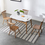 おしゃれなデザイン!モダン×木製スツール ユニークなシート fjnl-1596