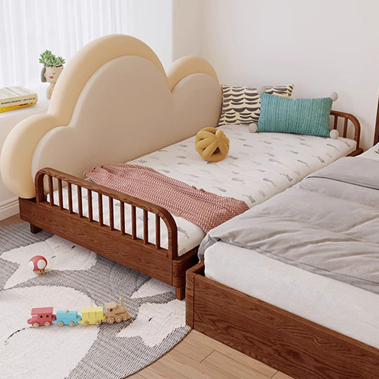 【高級ベッド】無垢材ケヤキとエアレザー使用!快適睡眠で至福のひとときを fjnl-1603