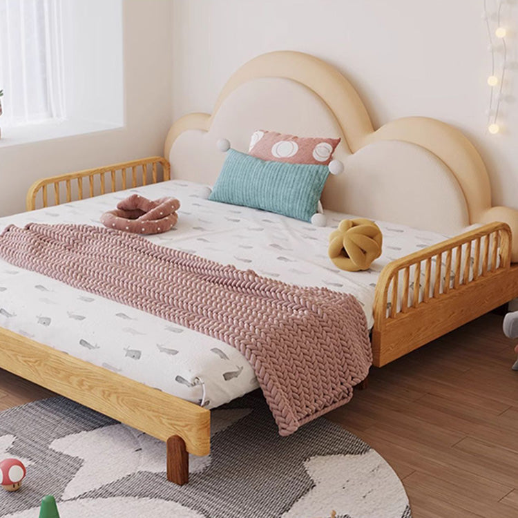 【高級ベッド】無垢材ケヤキとエアレザー使用!快適睡眠で至福のひとときを fjnl-1603