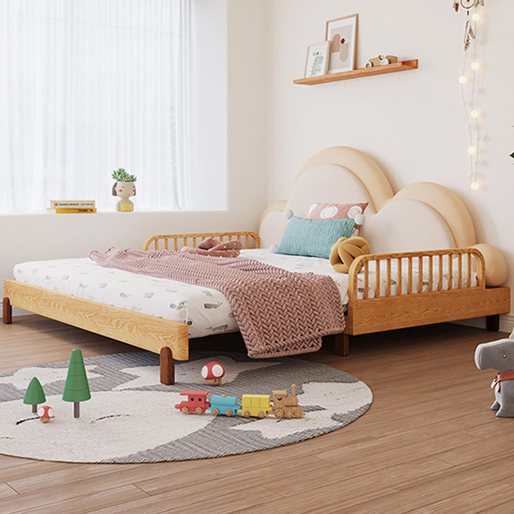 【高級ベッド】無垢材ケヤキとエアレザー使用!快適睡眠で至福のひとときを fjnl-1603