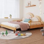 【高級ベッド】無垢材ケヤキとエアレザー使用!快適睡眠で至福のひとときを fjnl-1603