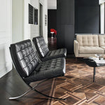 ラグジュアリーPUレザー&ステンレスソファーでモダンな空間を演出 fjnw-4532