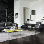 ラグジュアリーPUレザー&ステンレスソファーでモダンな空間を演出 fjnw-4532