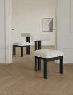 シープボアとアッシュ材のエレガントチェア|モダンなインテリアに理想的な選択肢 fjnw-4540