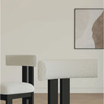 シープボアとアッシュ材のエレガントチェア|モダンなインテリアに理想的な選択肢 fjnw-4540