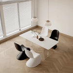 モダンデザインのシンプルチェア —スタイリッシュなインテリアに最適な座り心地抜群のプラスチックチェア! fjnw-4546