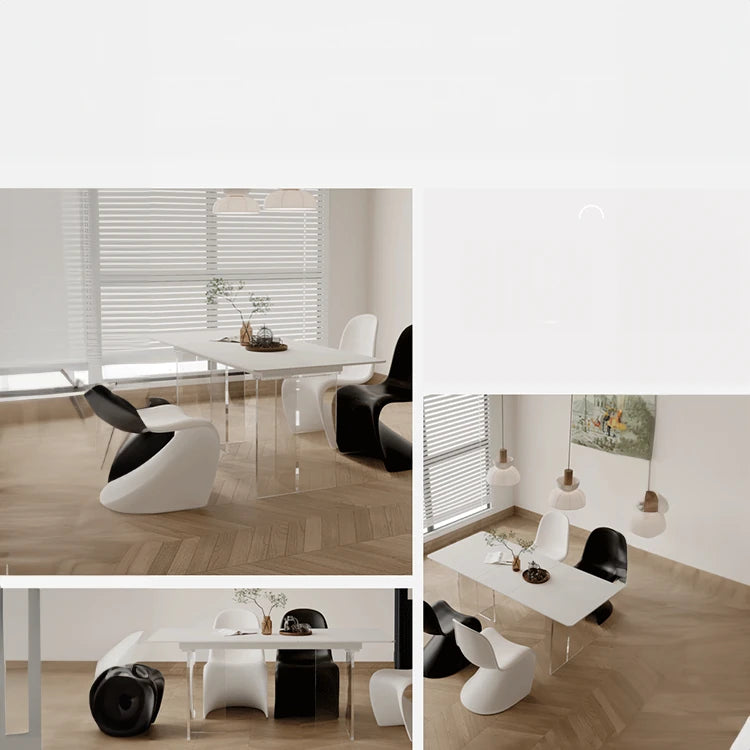 モダンデザインのシンプルチェア —スタイリッシュなインテリアに最適な座り心地抜群のプラスチックチェア! fjnw-4546