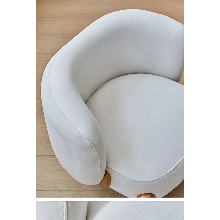 北欧風デザインのアッシュ材チェアー|快適な座り心地とスタイリッシュなインテリアに最適 fjnw-4554